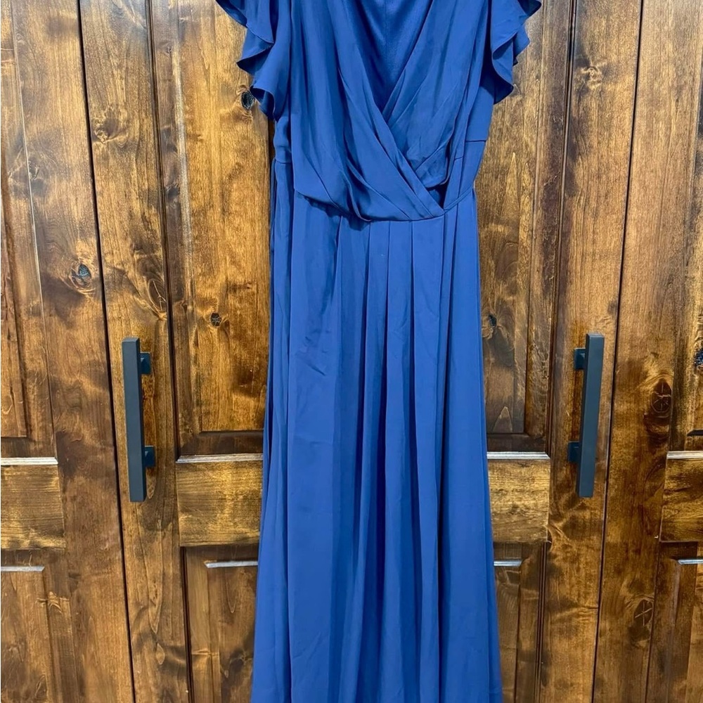 Elegant Blue Women's Dress